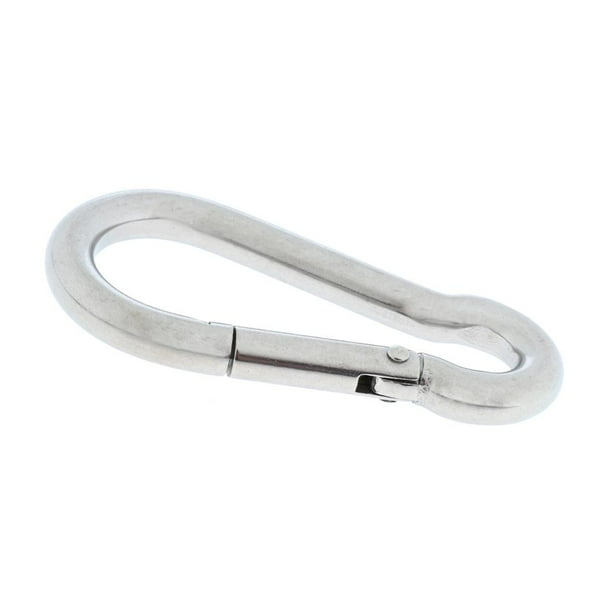 Mosquetón en forma de pera de acero inoxidable Blesiya, colgador de fijación de gancho deportivo para gimnasio 304-8 mm Zulema Forma de pera HMS Mosquetón