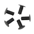 thumbnail image 1 of Clips de sujeción de remaches de plástico negros para auto de coche 100 piezas x 8 mm de diámetro del agujero, 1 of 2