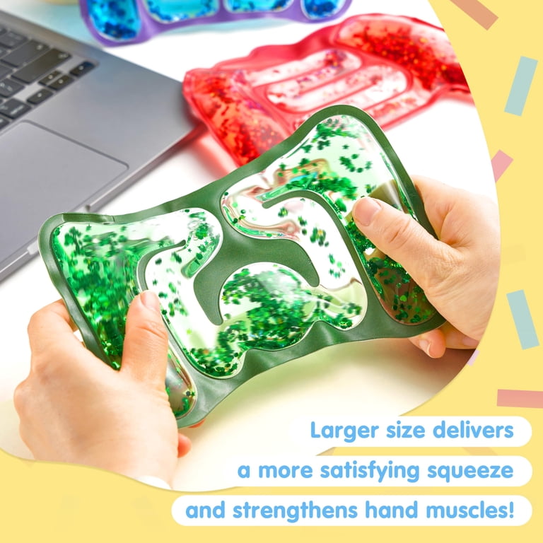 Sensory Snow Globe ZIYI Silicone Fidget Activity Board - Stress Relief ...