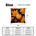 thumbnail image 5 of Maple Ieaf Pumpkin Velvet Throw Pillow Covers Set of 2 - 16x16, 18x18, 20x20 Inches - Unique Patterns - Bed Pillow Inserts Included for Various Occasions, 5 of 6