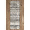 thumbnail image 1 of Deerlux QI003648.R 2.5 x 6.5 ft. Boho Living Room Runner Area Rug with Nonslip Backing, Black - Bohemian - Tribal Print Pattern - Rectangle, 1 of 1