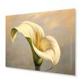 thumbnail image 2 of Designart "White Green Lily Impressions Botanical Elegance" Floral Metal Wall Art Prints, 2 of 5