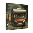 thumbnail image 2 of Campers in Moonlight. - Canvas, 2 of 10