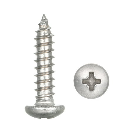 

Docooler A2 DIN7981 #10 4.8mm 304 Stainless Steel Screw Countersunk Self Tapping Wood Screws 4.8mm*20mm