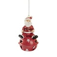 thumbnail image 6 of Herrnalise Santa Claus Snowman Bell Pendant Iron Bell Decoration Christmas Tree Pendant Decoration Ornaments for Christmas Tree Farmhouse Christmas Tree Decorations, 6 of 9