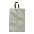 thumbnail image 3 of Bolsa de pañuelos para colgar, caja de pañuelos para coche, bolsa para toallas de papel, organizador, soporte de papel, funda para baño, coche y ofici Gris, 3 of 8