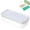 White, variant on Ice Cube Tray with Lid & Bin, Easy Release 36 Ice Molds, Plastic Freezer Storage Container with Scoop