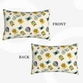 thumbnail image 2 of Pofeuu Travel Elements Print Polyester Microfiber Plush Pillowcases, Super Soft and Cozy Pillow Case Covers with Envelop Closure（Pillow core not included）-14"x20", 2 of 6