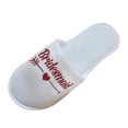 thumbnail image 4 of Zapatillas de casa de puntera cerrada para suave para rojo Yuyangstore Zapatillas de dama de honor, 4 of 8