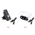 thumbnail image 5 of Eigraketly Nuevo bicicleta luces traseras delanteras bicicleta de montaña noche ciclismo faro USB LED advertencia de seguridad luz trasera accesorios Type7 NO7 Eigraketly OD0460-02, 5 of 5