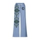 thumbnail image 4 of Pantalones largos para hombre, cintura elástica, transpirables, cómodos, suaves, informales, de playa, de poliéster., 4 of 5