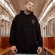 thumbnail image 4 of Sudadera con capucha y estampado de letras gráficas de ángel de otoño para hombre, sudaderas de gran tamaño estilo hip hop, sudaderas con capucha para hombre Y2K High Street, chándal, 4 of 5