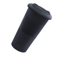thumbnail image 4 of Portavasos para coche, cubo de basura para vehículo, contenedor de basura negro, cubo de basura de silicona para coche pequeño, a prueba de fugas para, 4 of 8