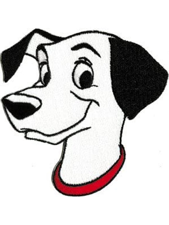 Pongo 101 Dalmatians Patch Dad Dog Disney Movie Character Pet Iron-On Applique