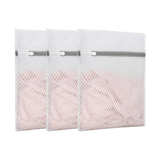 3-7Pcs Set Mesh Zipped Laundry Bag Polyester Net Anti-Deformation