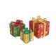 thumbnail image 2 of Cajas Navideñas Iluminadas con Control Remoto, Juego de 3, Decoración Led para Exteriores, Cajas Navideñas para Regalar En El Jardín., 2 of 7
