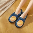 thumbnail image 6 of Fotbe Planets And Stars1 Pattern Women's Fuzzy Slippers Plush Slippers Fluffy Winter House Shoes Indoor and Outdoor-Medium, 6 of 8