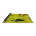 thumbnail image 2 of Ahgly Company Indoor Round Persian Yellow Bohemian Area Rugs, 3' Round, 2 of 4