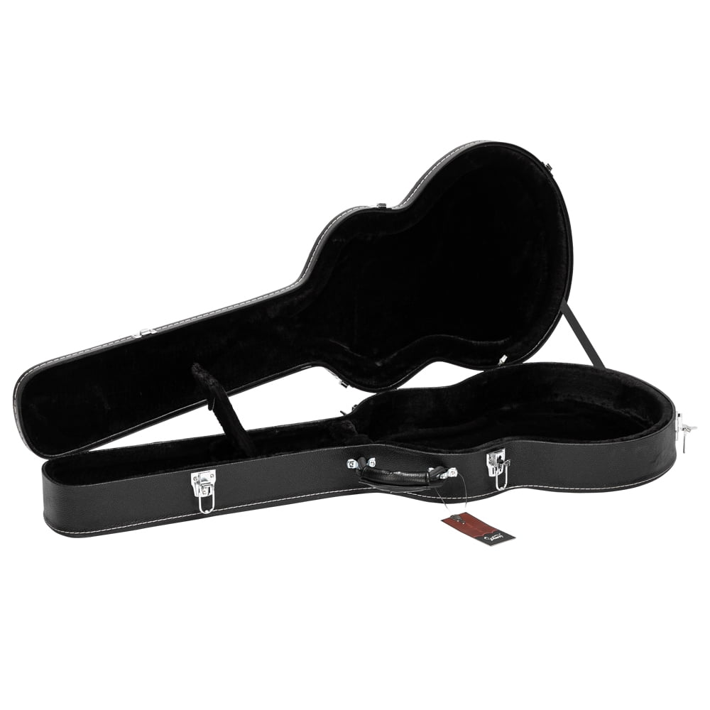 High-End Fine-Grain PU Leather Hard Case for 335 Style Semi-Hollow & Hollowbody Electric Guitar