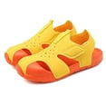 thumbnail image 2 of Gubotare Baby Water Shoes Toddler Kid Water Shoes Girl's Boy's Beach Quick Dry Swim Shoes Lightweight Barefoot Non-Slip Aqua Shoes(Little Kid/Big Kid) (Orange,Little Kids 12.5), 2 of 7
