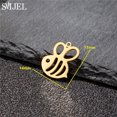 thumbnail image 1 of Dijes de acero inoxidable de animales de Origami, 5 piezas, se ajustan a la fabricación de joyas, gato pequeño, Tigre, abeja, caballo, colgantes, accesorios, suministros para manualidades Diy, 1 of 2