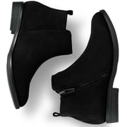 HARVEST LAND Women Chelsea Boots Comfortable Ankle Flat Booties for Ladies Fall Winter