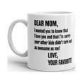 thumbnail image 2 of Dear Mom, Love You Mothers Day Coffee Tea Ceramic Mug Office Work Cup Gift 15oz, 2 of 3