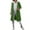 Green, variant on hotojiny Double Breasted Long Coat for Women Wool Blend Notch Lapel Winter Pea Coats Casual Trench Coat Outwear