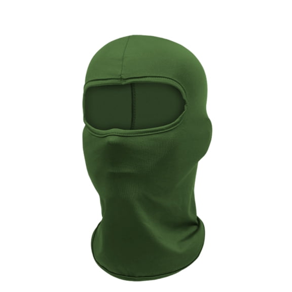 Men's Outdoor Cycling Balaclava Face Cover Quick-Dry Breathable Helmet Liner Neck Gaiter for Biking Running and Outdoor Sports and Cycling Adventures Dark Green One Size