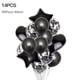 thumbnail image 1 of Bearachild 14 unids/set globo de confeti múltiple globos de fiesta de feliz cumpleaños globos de helio de oro rosa niño niña Baby Shower Kits de decoración para fiestas negro, 1 of 6