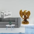 thumbnail image 2 of Organizador de almacenamiento de escritorio,Soporte para control remoto de TV de madera,Escultura,Estatua de resina,figura decorativa para el hogar.,Esculturas de animales coleccionables, 2 of 8