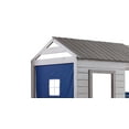 thumbnail image 6 of Donco Kids Deer Blind Bunk Loft Bed with Blue Tent, Rustic Grey, 6 of 7