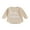 Apricot, variant on BemeyourBBs Baby Girl Sweater Romper Round Neck Long Sleeve Knit Jumpsuit
