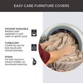 thumbnail image 5 of SureFit Décoration Intérieure SF44050 Housse de Canapé en Cuir Extensible Ultime, Ajustement Parfait, Polyester/Spandex, Lavable en Machine, Quatre Pièces, Couleur Selle Vieillie, 5 of 5