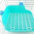 thumbnail image 3 of Blue Pet Toilet Litter Box Toilet House Corner Litter Box Rabbit Litter Box Toilet Pet Toilet, 3 of 5