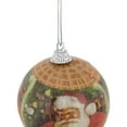 thumbnail image 4 of Northlight Santa Decoupage Christmas Ball Ornaments - 2.25" (60mm) - 14pc, 4 of 5