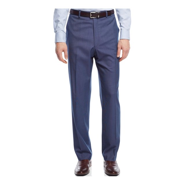 Michael Kors - Pantalones de vestir para hombre, color azul, 42 W x 30 L Michael Kors pantalones