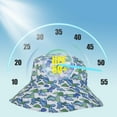 thumbnail image 2 of Baby Sun Hat Toddler Beach Swim Hats UPF 50+ Summer Bucket Hat Kids Infant Wide Brim Adjustable Sun Hat for Baby Boy Girls, 2 of 7