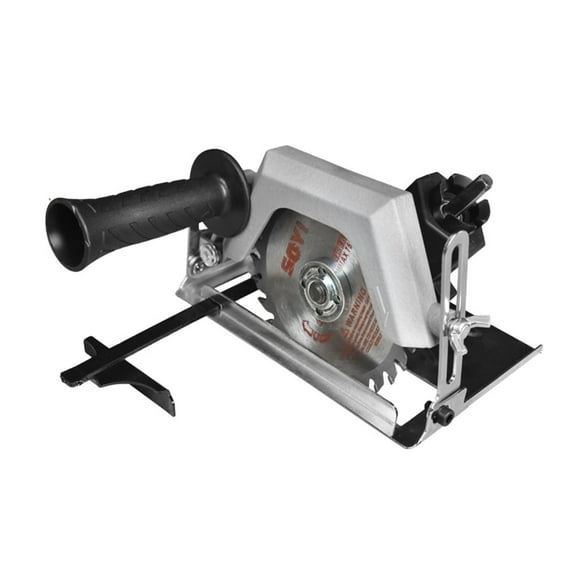 Small Circular Saw with Cutting Guide,Handle 0-75mm Cutting Depth Ranges