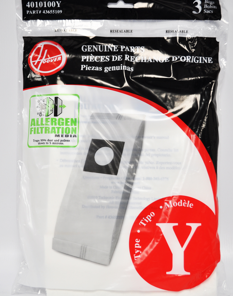 Hoover Type Y Allergen Bag (3Pack), 4010100Y Walmart Canada
