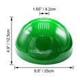 thumbnail image 2 of FSLiving 9.8" Retro Green Glass Stripe Lamp Shade Replacement, Dome Shape Glass Lampshade Cover, DIY Decorative for Pendant Light Table Lamp Swag Ceiling Lamp Torchiere Wall Sconce 2-Packs, 2 of 5