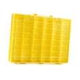 thumbnail image 4 of Luzkey Boîte de Rangement Portable 48 Compartiments Contenant de Rangement Transparent pour Perles Couture Jouets Jaune, 4 of 8