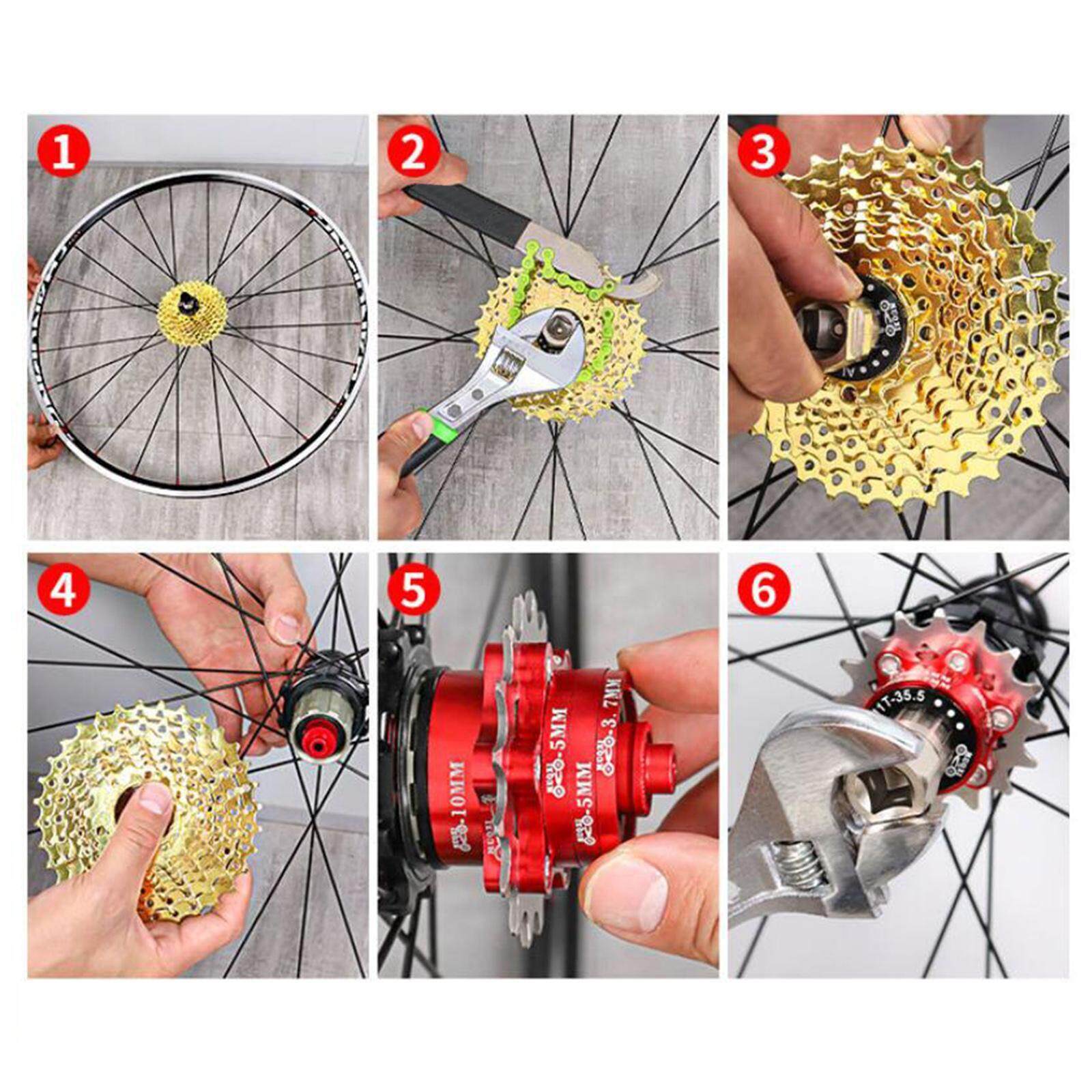 Bike 13T Single Speed Flywheel Aluminum Alloy Spacer