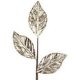 thumbnail image 4 of Northlight 25.5" Glittered Champagne Gold Leaves Christmas Spray, 4 of 4