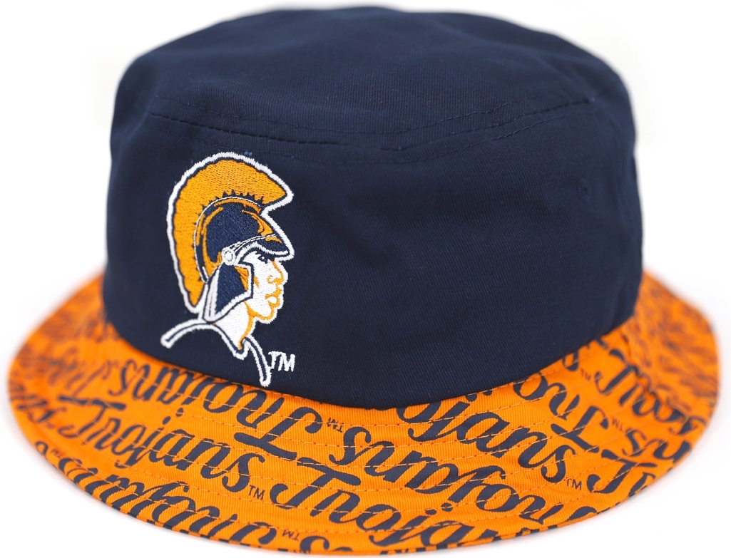Big Boy Virginia State Trojans S5 Mens Bucket Hat Navy Blue / 59 cm