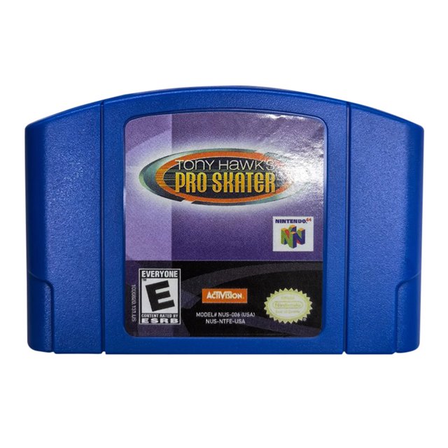 Juego Mario Bros Cartucho Consola Regalos N64 Video Video para niños niñas (tony hawk pro skater)