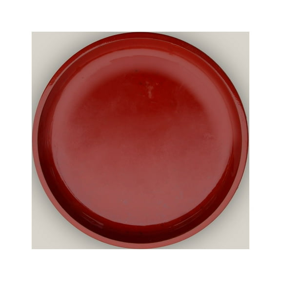 Round | Chili Red Ceramic Plant Saucer | High Fired Ecofriendly Clay - Sizes 8"-24" - FREE SHIPPING (9.5"W, ChiliRed)