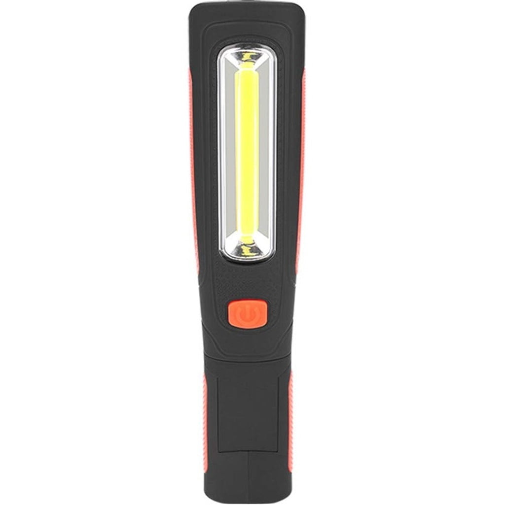 Slim Super Bright Rechargeable Work COB Light Torch Mains And USB Charger