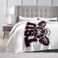 thumbnail image 4 of Texas Southern University Fleece Blanket, Very Soft Microfiber Flannel Blanket for Couch Warm and Cozy for All Seasons, 4 of 6