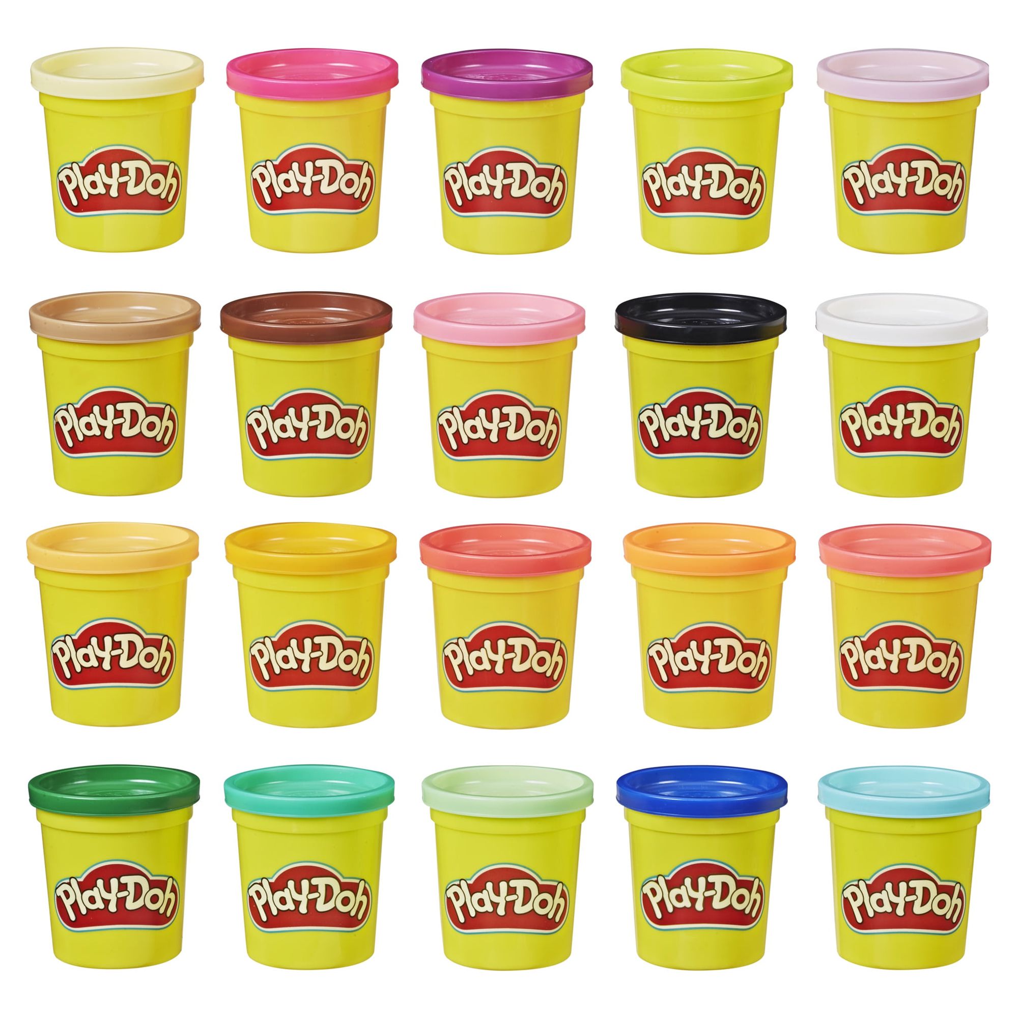 Play-Doh Super Color 20-Pack of 3-Ounce Cans, Kids Toys, Easter Basket Stuffers, Egg Fillers - image 2 of 4
